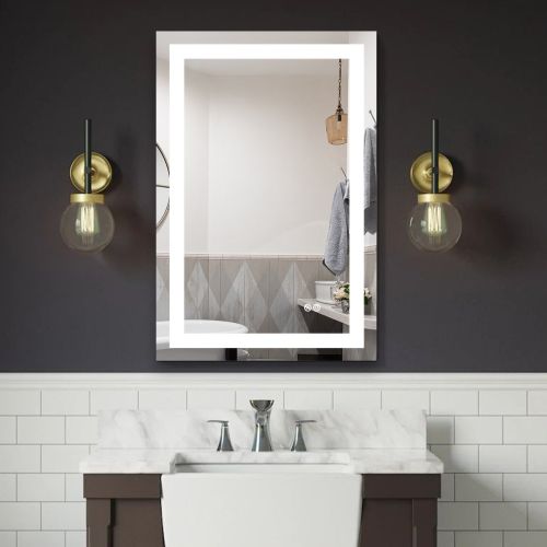 Frameless Rectangular LED Light Bathroom Vanity Mirror Frameless Rectangular LED Light Bathroom Vanity Mirror